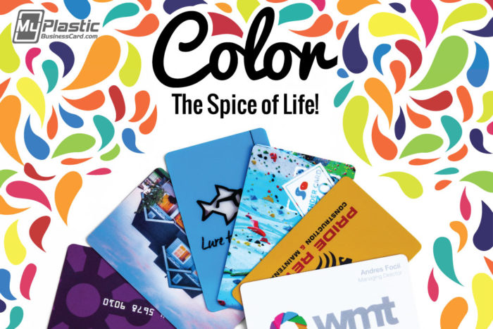 My Plastic Business Card | Color The Spice Of Life
