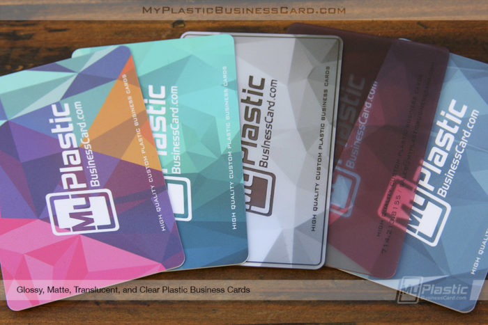 My Plastic Business Card | Mpbc Glossy Matte Translucent Clear Plastic Business Cards 3