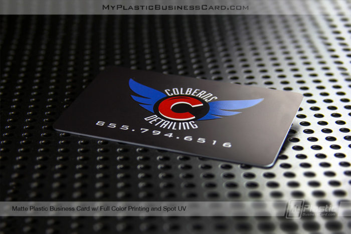 My Plastic Business Card | Mpbc Matte Plastic Business Card With Full Color Printing Spot Uv 26983