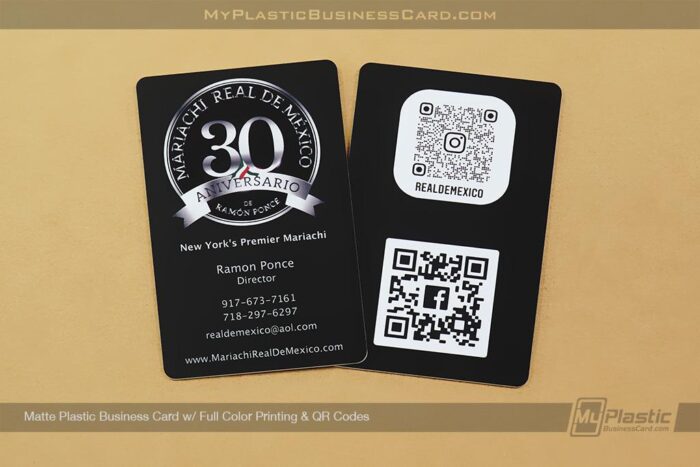 Qr Plastic Business Card - Myplasticbusinesscard