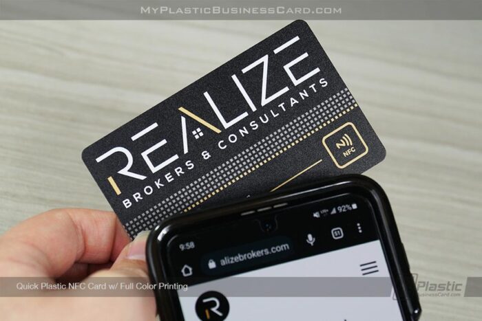 Quick Plastic Nfc Business Card