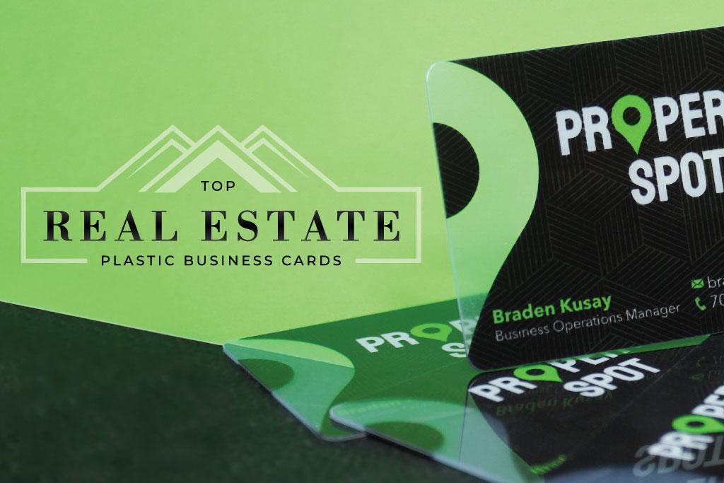 Real Estate Plastic Business Cards