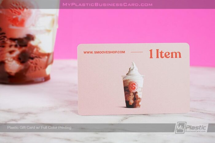 Plastic Gift Card With Full Color Printing For Small Business
