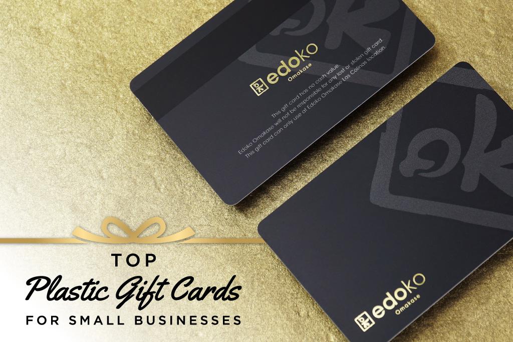 Top Plastic Gift Cards For Small Business