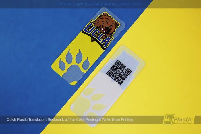 Custom Plastic Translucent Bookmark