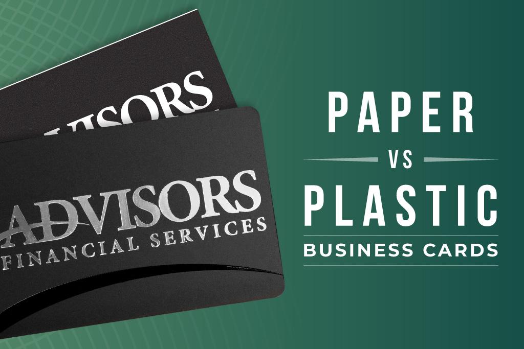 Plastic Business Cards Vs. Paper Business Cards