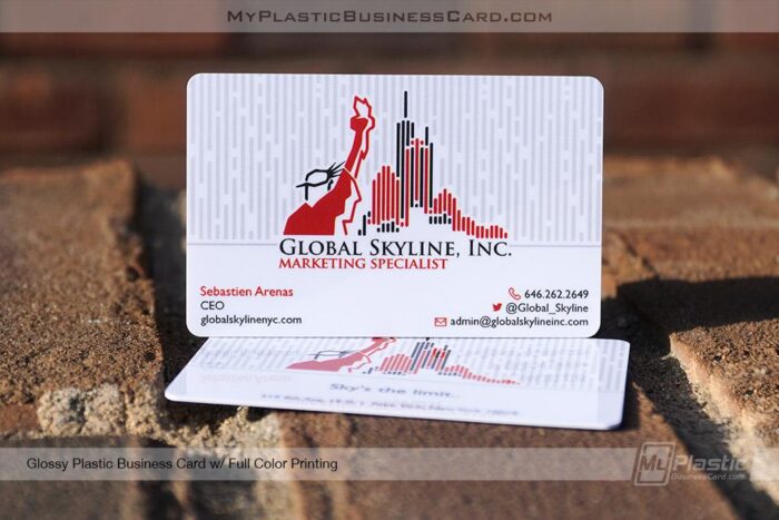 Plastic Business Cards Vs. Paper Business Cards: Which One Makes The Better First Impression? 3 Glossy Plastic Business Card