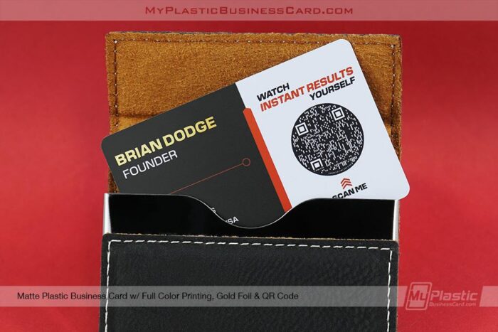 Plastic Business Cards Vs. Paper Business Cards: Which One Makes The Better First Impression? 5 Matte Plastic Business Card Full Color Print