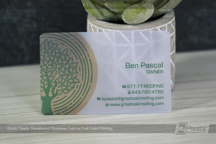 Plastic Business Cards Vs. Paper Business Cards: Which One Makes The Better First Impression? 9 Quick Plastic Translucent Business Card