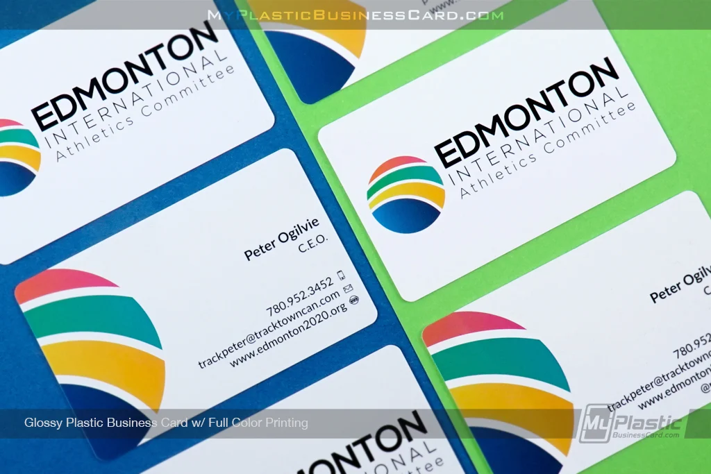 My Plastic Business Card |&nbsp;Mpbc Glossy Plastic Busienss Card With Full Color Printing Edmonton