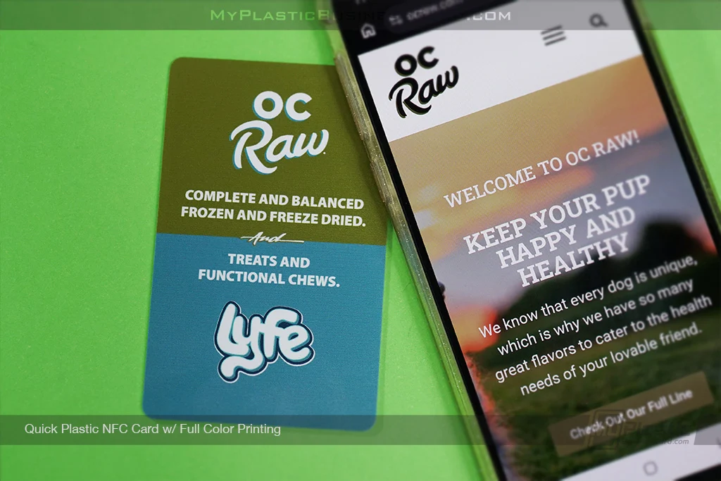My Plastic Business Card |&nbsp;Quick Plastic Nfc Card Full Color Print Oc Raw