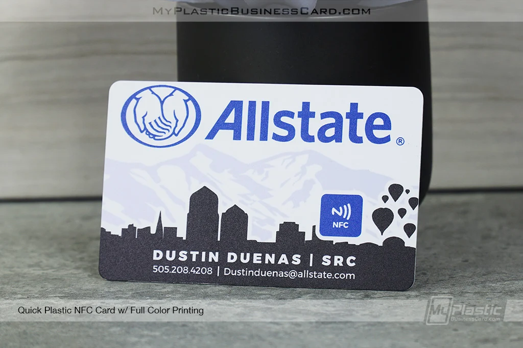 My Plastic Business Card |&nbsp;Quick Plastic Nfc Card Full Color Printing Allstate