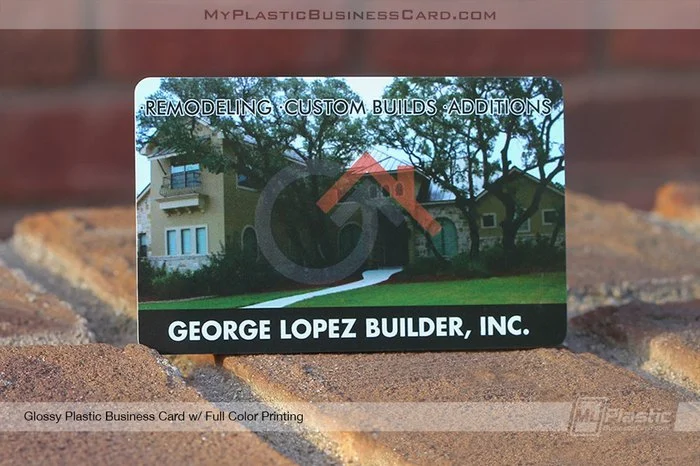 Best Plastic Business Cards For Construction Companies: 12 Durable Designs That Win More Jobs 8 My Plastic Business Card | Mpbc Glossy Plastic Busienss Card With Full Color Printing For Builder