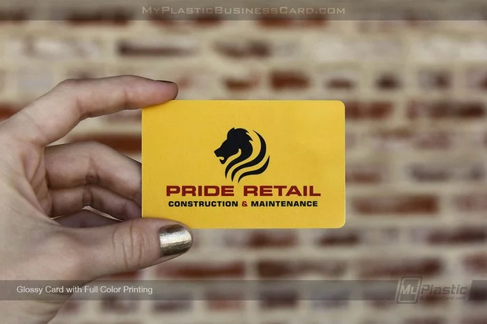 Best Plastic Business Cards For Construction Companies: 12 Durable Designs That Win More Jobs 9 My Plastic Business Card | Mpbc Glossy Plastic Business Card With Full Color Printing For Construction Company