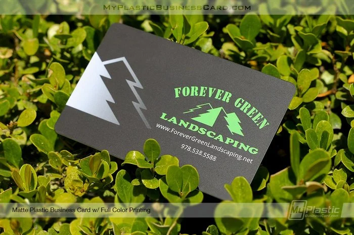 Best Plastic Business Cards For Construction Companies: 12 Durable Designs That Win More Jobs 10 My Plastic Business Card | Mpbc Matte Plastic Business Card For Landscaping Company 27597