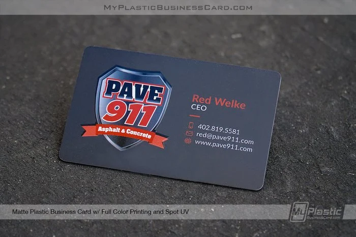 Best Plastic Business Cards For Construction Companies: 12 Durable Designs That Win More Jobs 2 My Plastic Business Card | Matte Black Plastic Business Card With Full Color Printing And Spot Uv 30582 1