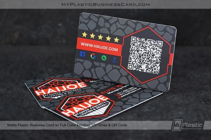 Best Plastic Business Cards For Construction Companies: 12 Durable Designs That Win More Jobs 4 My Plastic Business Card | Matte Plastic Business Card Full Color Printing Uv Gloss Qr Code Haijoe