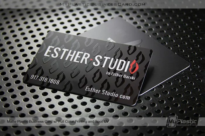 Plastic Card Finishes: Matte Vs. Glossy 10 My Plastic Business Card | Mpbc Matte Plastic Business Card With Full Color Printing Spot Uv 51005